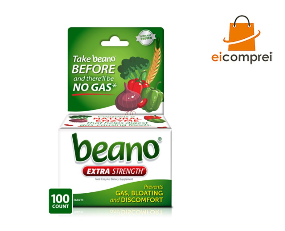 Beano Extra Strength, Prevenção de Gases e Suplemento de